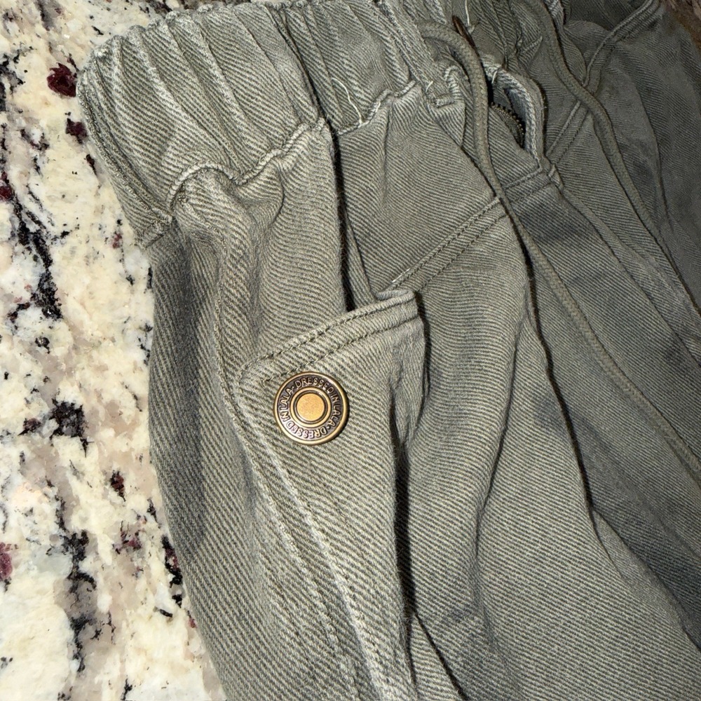 Dressed In LALA Canvas Parachute Pants Streetwear Sz M Oversized Hip Hop - Picture 6 of 16